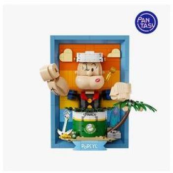 Popeye 3D Portrait Set de Construcción de 21 cm