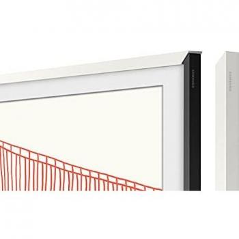 Samsung The Frame Customizable Bezel VG-SCFA65WTBXC - Marco para TV Samsung The Frame 2021 de 65 pulgadas, Color Blanco