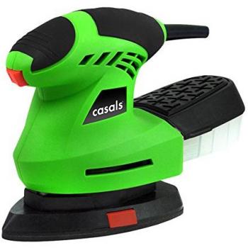 Casals C07040000 Mini lijadora, 200 W, 230 V, Negro/Verde