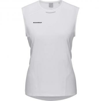 Camiseta de montaña sin mangas para mujer Mammut Aenergy FL Cap blanca L