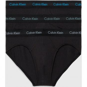 Calvin Klein Men's Hip Briefs 3-Pack with Logo Elastic Waistband