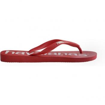 Havaianas - Chanclas de dedo de niños Top Logomania Havaianas, diseño colorido, suela de goma antideslizante, plantilla cómoda, tiras en forma de Y, logo Havaianas en la tira