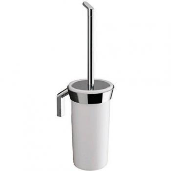 Gedy 35330200203 Escobillero, Cromo/Blanco