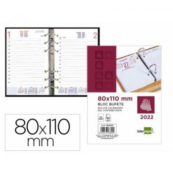 Bloc Bufete Liderpapel 2022 de alta calidad con papel de 80 gramos y texto en castellano - Edición Especial