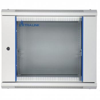 Extralink Cabinet rack EX.8574 400mm 600mm 450 mm hanging Openable 19'' 9U - Bastidor de pared Gris