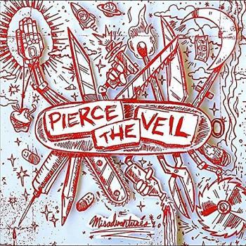 Pierce The Veil Misadventures - Limited Edition White Vinyl LP 2016 USA