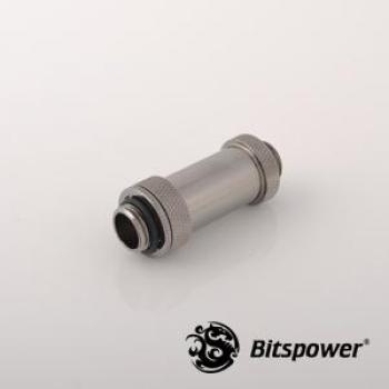 Tubería de Enlace Acuático Ajustable Bitspower G1/4 (41-69mm) - Negro Brillante