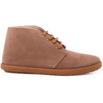 Bota de Niño Serraje Estilo Safari Contraste Pisamonas