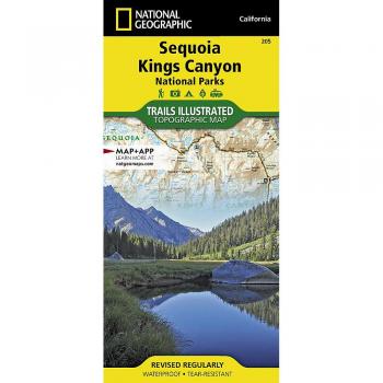 Waterproof Sequoia & Kings Canyon National Park Map - National Geographic 2022 Edition