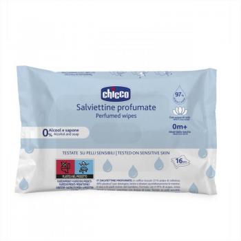 Toallitas Humedas Chicco 16 Toallitas - Suavidad Garantizada, Limpieza Suave y Efectiva, Hipoalergénicas, Sin Alcohol, Dermatológicamente Probadas