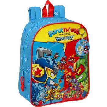 Mochila Guardería Adaptable a Carro Superthings 'Rescue Force' 22x27x10 cm - Safta