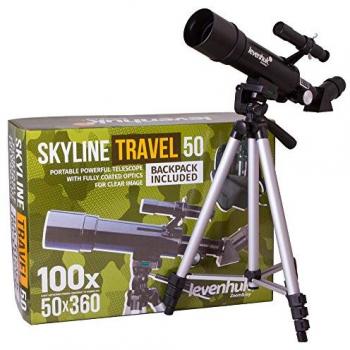 Telescopio Levenhuk Skyline Travel 50 - Compacto y Ligero para Observación Astronómica