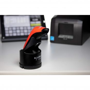 SocketScan® S700, 1D Barcode Scanner, Red & Charging Dock