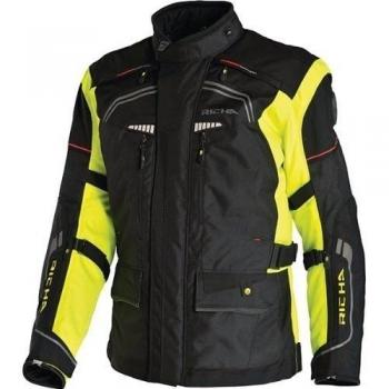 Richa Infinity Impermeable Textil Para Motocicleta chaqueta fluorescente hombre - Fluo Amarillo, 10XL