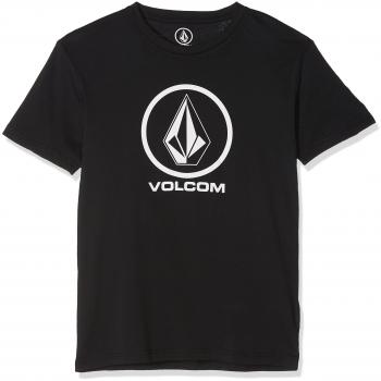 Volcom Circle Stone Bsc Ss Camiseta de Manga Corta, Niños, Negro, M