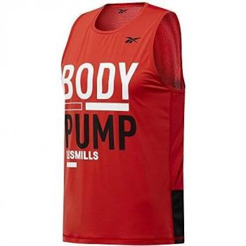 Reebok LM Bodypump AC Singlet Camiseta, Hombre, prired, XL