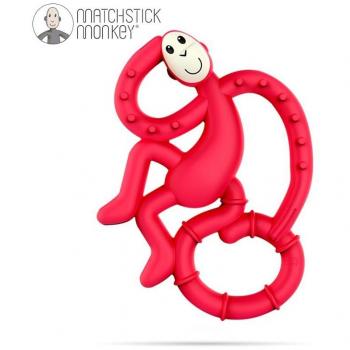 Mordedor Mini Mono Matchstick Antimicrobiano Rojo