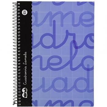 Lamela 7CTE002A - Cuaderno en espiral 4º, color azul
