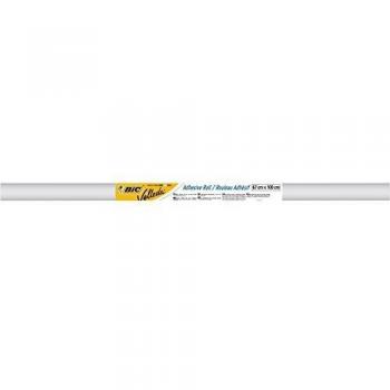 BIC Velleda Rollo Adhesivo para Pizarra Blanca, Fácil de Cortar y Adaptarse a Cualquier Superficie