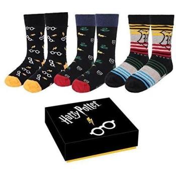 Pack Calcetines 3 Piezas Harry Potter Edición Especial - Talla Única 35-41