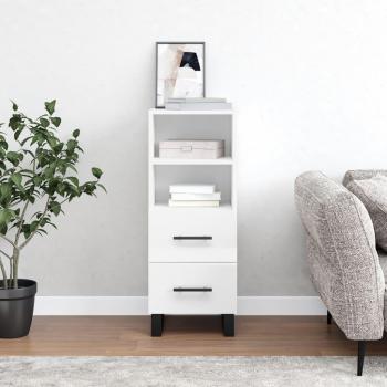 Aparador de madera contrachapada vidaXL 34,5x34x90 cm - Mueble de Almacenaje de Salón, Armarios con Puertas, Cajón de Madera, Buffet para salón Moderno, Arm