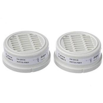 Dräger X-plore® 2 filtros de bayoneta P3 R para respiradores y máscaras de protección respiratoria | Contra partículas de polvo arsénico, cobre, polen
