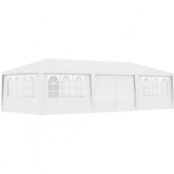 Gazebo profesional con paredes 4x9 m Blanco 90g/m²