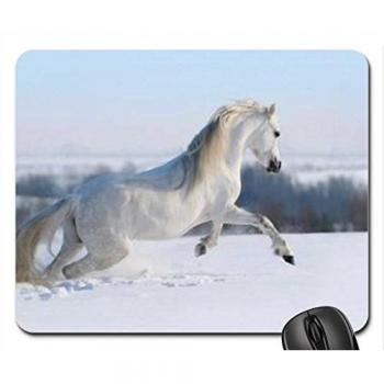 All-Around Beauty in White Mouse Pad, Mousepad