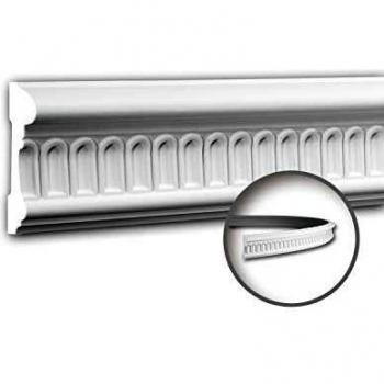 Moldura Decorativa Flexible de Estuco Clásica Blanca 2 m - PROFHOME DECOR