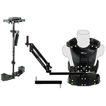 Movofilms HD-5000 Camera Steadycam System with Comfort Arm and Vest Supporting Cameras weighing upto 5kg/11lbs - FREE Table Clamp and Unico Quick Release Plate