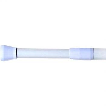 Barra de ducha extensible de aluminio 135-250cm - blanca Tendance