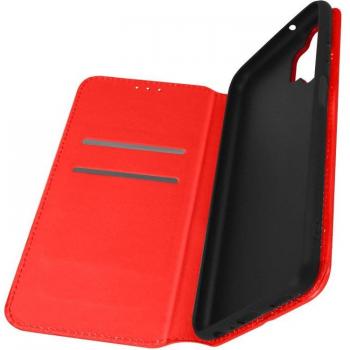 Funda con Tarjetero y Soporte Para Vídeo Samsung Galaxy A13 Roja