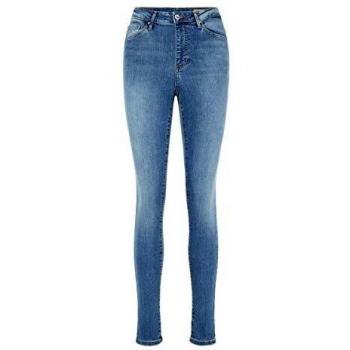 Vero Moda Women's High-Waisted Skinny Jeans 'Sophia' in Light Blue Denim