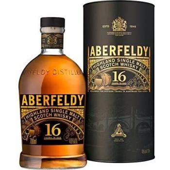 Aberfeldy 16 Year Old Single Malt Highland Scotch Whisky With Gift Box, 70cl