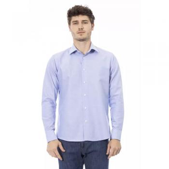 Baldinini Trend Light-blue Cotton Shirt - XL