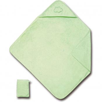 Baby Boum Cadum 78 - Toalla capa 90 x 90 cm, color mint