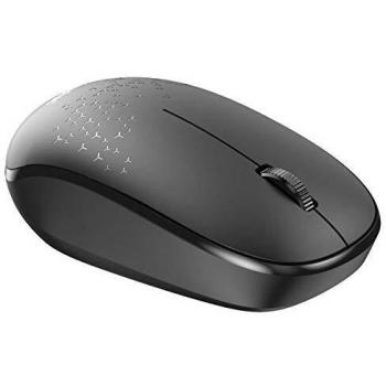 INPHIC Raton Bluetooth sin Receptor, Raton inalámbrico Bluetooth 5.0/3.0 Silencioso, Mini Portatil 1600dpi Ratón Ordenador para Portátil PC Mac iPadOS, 3 Botones, Batería De Larga Duración, Negro.