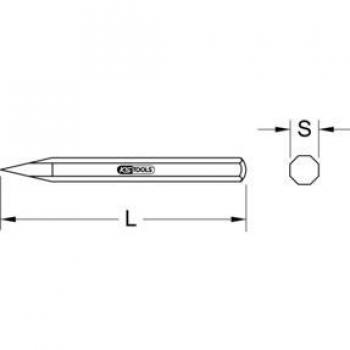 Cincel Octagonal KS Tools, 800mm