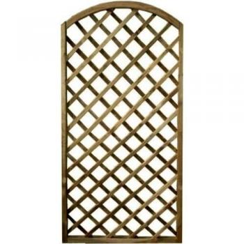 Panel de madera enrejado arco impregnado 90x180 cm - Papillon