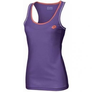 Lotto Shela II Tank W - Camiseta sin mangas para mujer, color morado, talla XS
