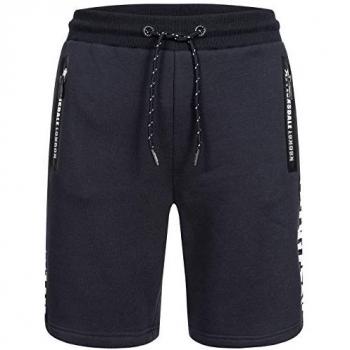 Lonsdale London Adbaston Sweat Shorts - Blue, Dark Navy, Male