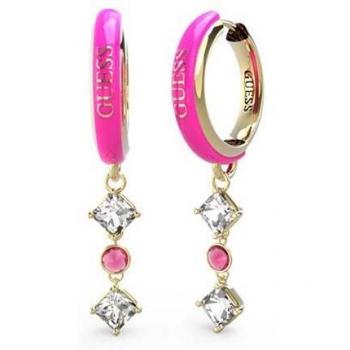 Pendientes Perfect Liaison de acero color rosa GUESS JUBE03069JWYGFCT-U
