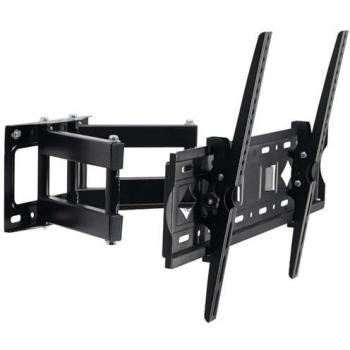 Soporte de Pared Universal para Televisor 26-65 Inclinable y Giratorio con Doble Brazo, Capacidad 40kg, VESA 400x400mm