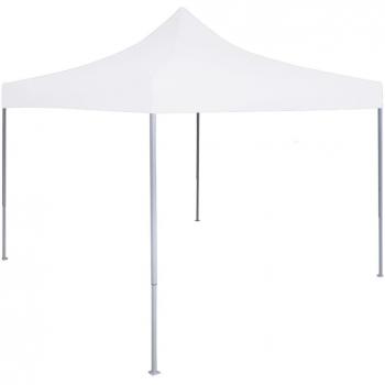 Gazebo plegable profesional 3x3m de acero blanco