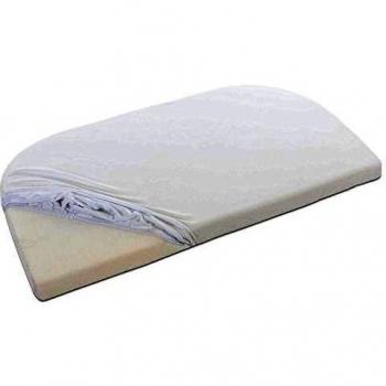 Babybay sábana bajera ajustable Jersey Deluxe para el modelo Original, blanco, 81 x 43 cm