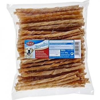 Trixie Rollitos Prensados Piel Natural : Snacks Para Perros Snack De Piel Saludable Envase Ahorro Cuero Seco Nutritivo Delicio 5-6mm