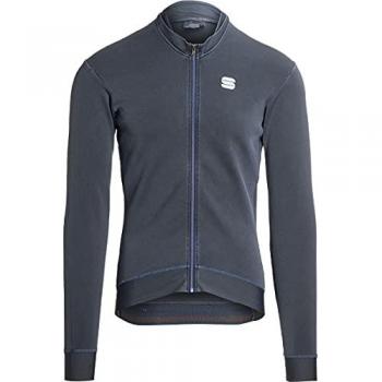 Maillot Manga Larga Hombre Sportful Monocrom Thermal Anthracite Gris Oscuro - Talla L