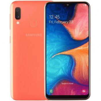 Samsung Galaxy A20e 32 GB Coral Dual SIM Pantalla 5.8 HD+ Slot Micro SD Cámara 13 Mpx Android Desbloqueado