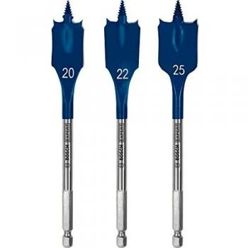 Set de brocas fresadoras planas EXPERT Self Cut Speed 20/22/25 mm, 3 unidades