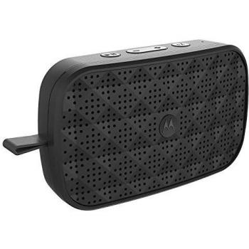 Motorola Sonic Play 150 - Altavoz Bluetooth Sonido estéreo, Radio FM, Manos Libres - 4 Horas de Juego - 15 Metros de Alcance - Negro